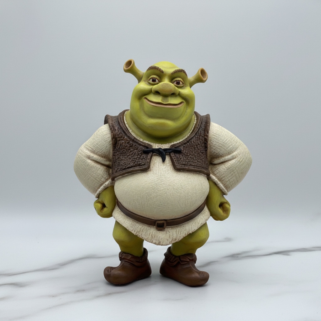 Silikona veidne - Šreks