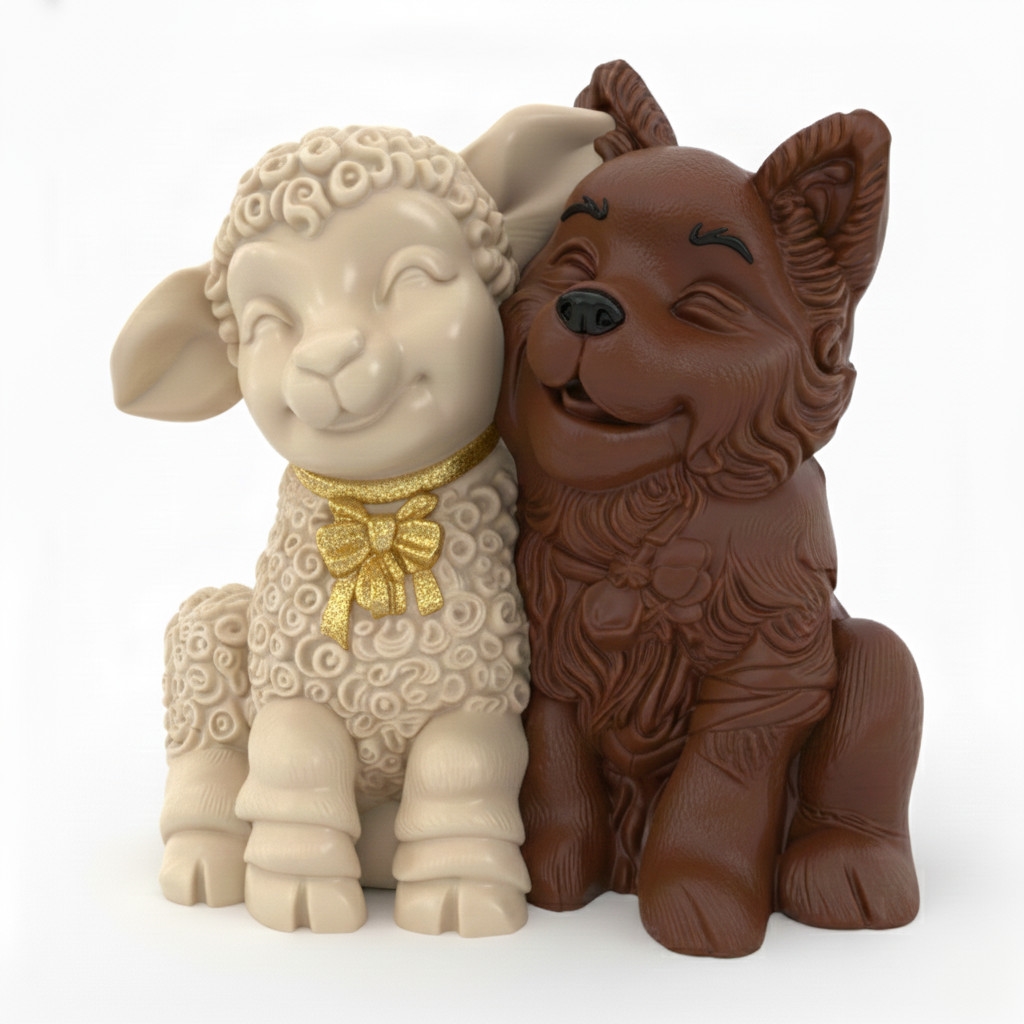 Vilks un aita draugi